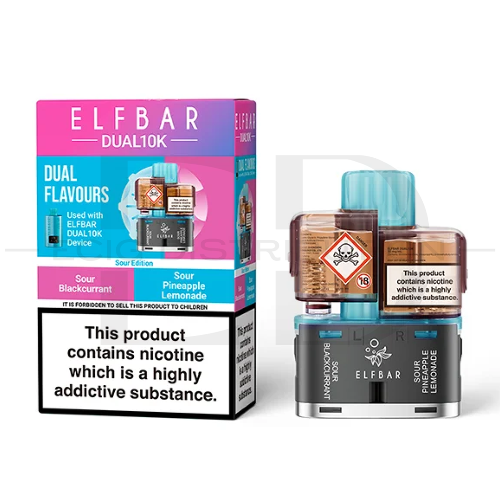 Elfbar Dual10K Refillable Pod - Sour Edition